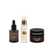 Zestaw odmładzający i anti-aging Reishi - booster, krem nocny i serum z retinolem